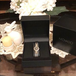 Movado women’s beautiful two tone watch